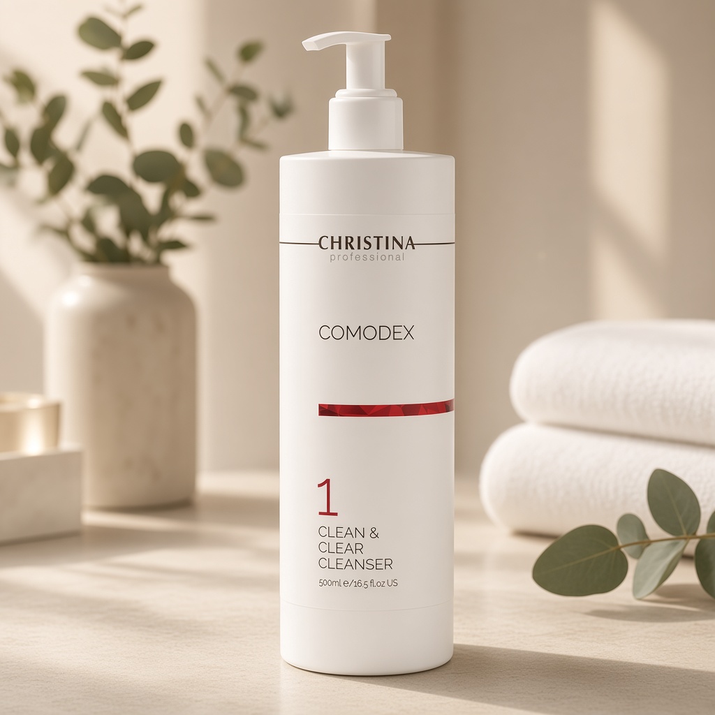 christina comodex clean & clear cleanser Очищающий гель 500 мл CHRISTINA Comodex Clean & Clear Cleanser Очищающий гель 500 мл — изображение 1