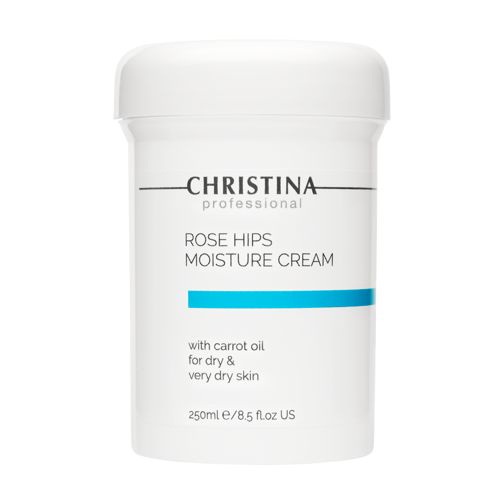 e0da7c51f01941757a1a32c87db75443 Christina Rose Hips Moisture Cream with Carrot Oil Увлажняющий крем с маслом шиповника и морковным маслом 250 мл