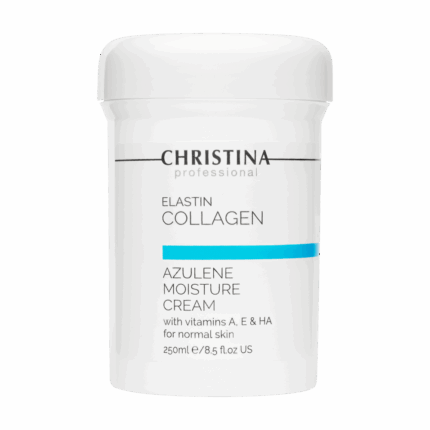 Christina Elastin Collagen Azulene Moisture Cream Увлажняющий азуленовый крем 250 мл