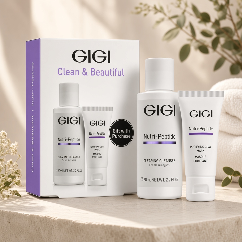 gigi Подарочный набор clean&beautiful 1 шт GIGI Подарочный набор Clean&Beautiful 1 шт — изображение 1