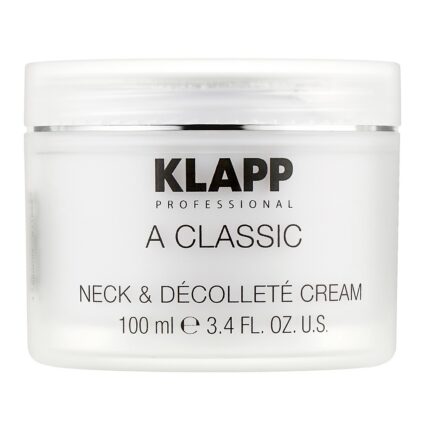KLAPP A Classic Neck & Decollete Cream Крем для шеи и декольте 100 мл