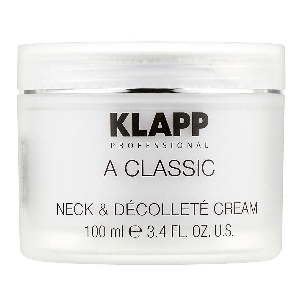 klapp 803 KLAPP A Classic Neck & Decollete Cream Крем для шеи и декольте 100 мл