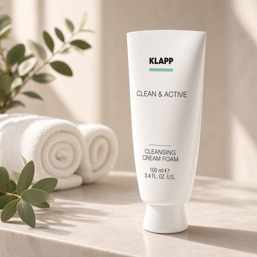 clean & active cleansing cream foam Очищающая крем пенка 100 мл klapp 1200 Clean & Active Cleansing Cream Foam Очищающая крем-пенка 100 мл KLAPP 1200 — изображение 1
