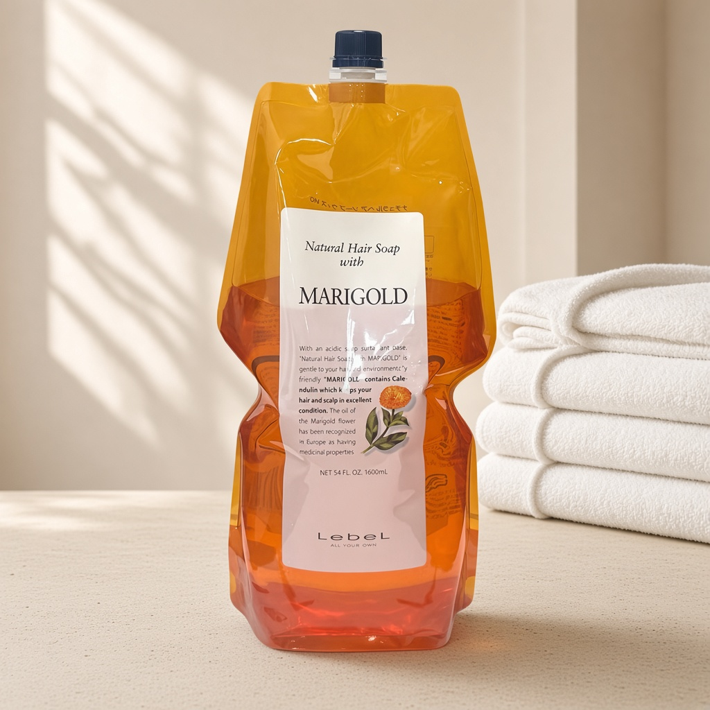 lebel natural hair soap with marigold Шампунь Календула 1600 мл Lebel Natural Hair Soap With Marigold Шампунь Календула 1600 мл — изображение 1