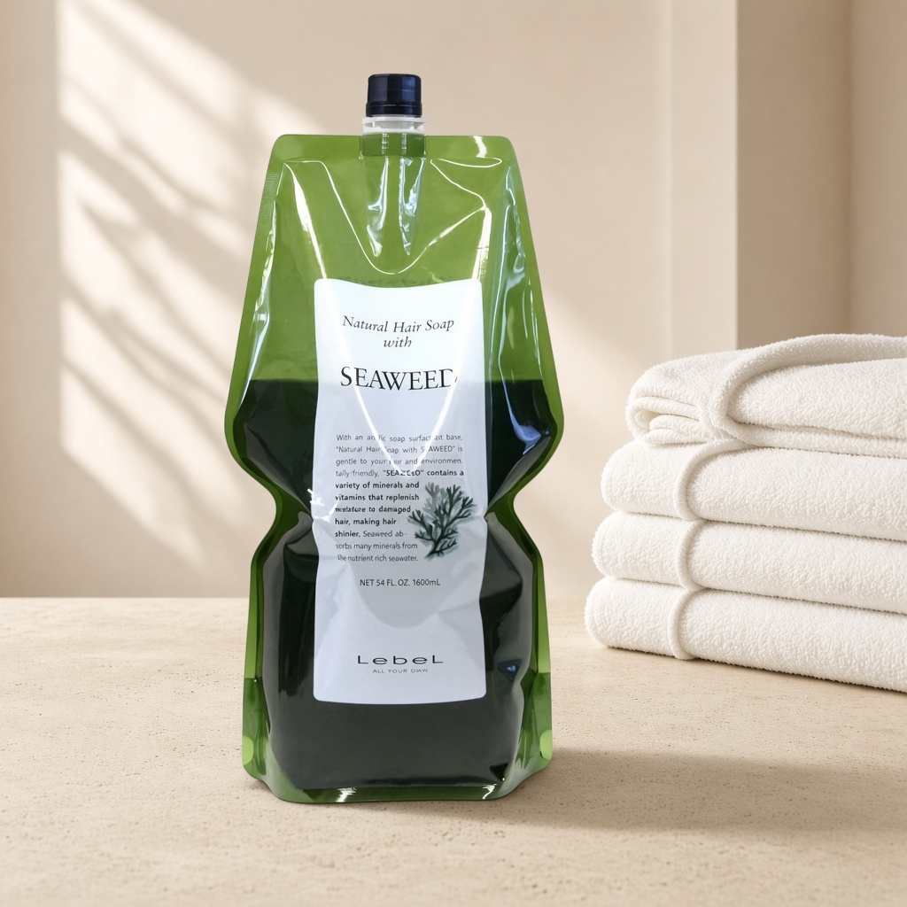 lebel natural hair soap with seaweed Шампунь Морские водоросли 1600 мл Lebel Natural Hair Soap With Seaweed Шампунь Морские водоросли 1600 мл — изображение 1