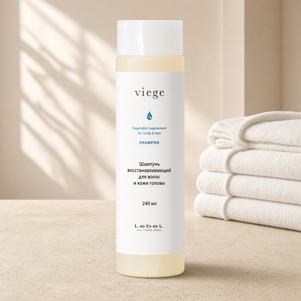 lebel viege shampoo Шампунь восстанавливающий для волос и кожи головы 240 мл Lebel Viege Shampoo Шампунь восстанавливающий для волос и кожи головы 240 мл — изображение 1
