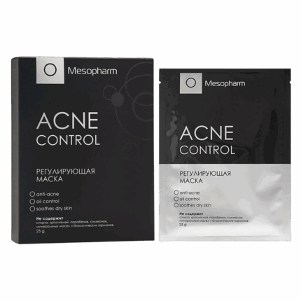 Маска регулирующая ACNE CONTROL 25 гр MESOPHARM