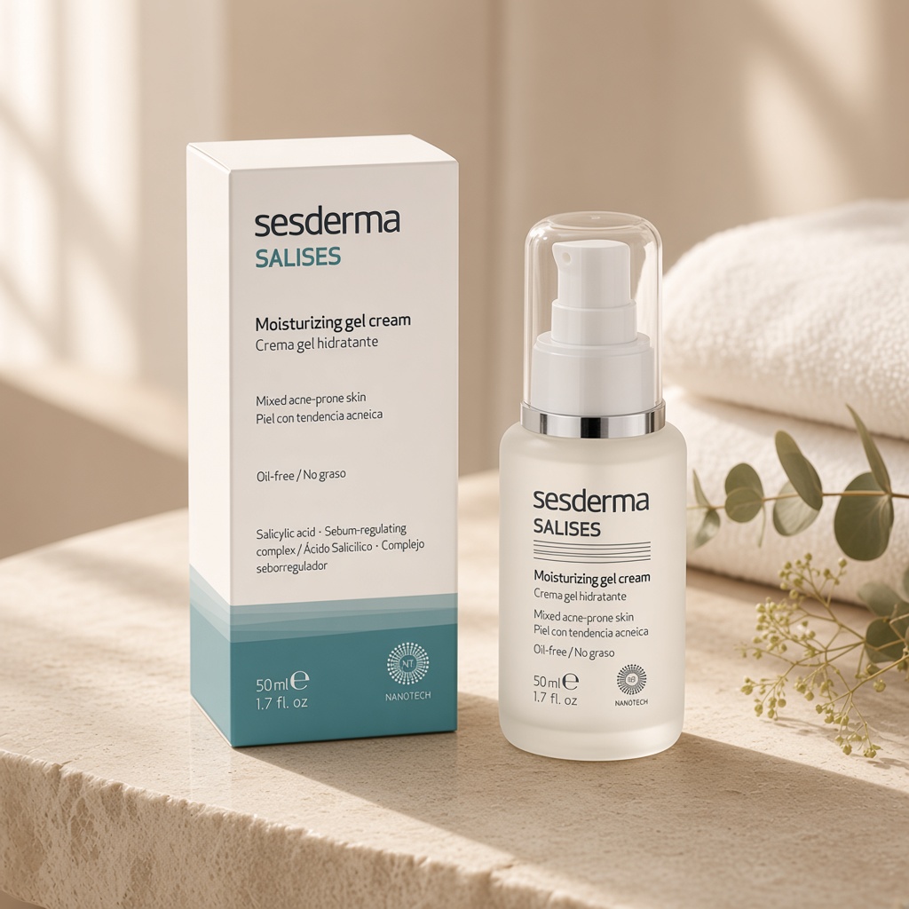 sesderma salises Увлажняющий крем гель 50 мл SesDerma SALISES Увлажняющий крем-гель 50 мл — изображение 1
