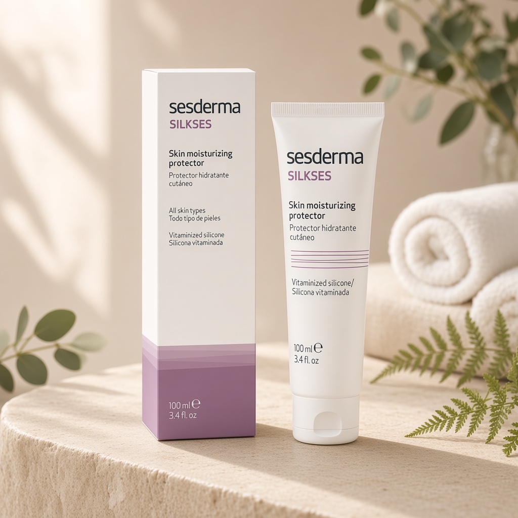sesderma silkses Увлажняющий крем протектор для всех типов кожи 100 мл SesDerma SILKSES Увлажняющий крем-протектор для всех типов кожи 100 мл — изображение 1