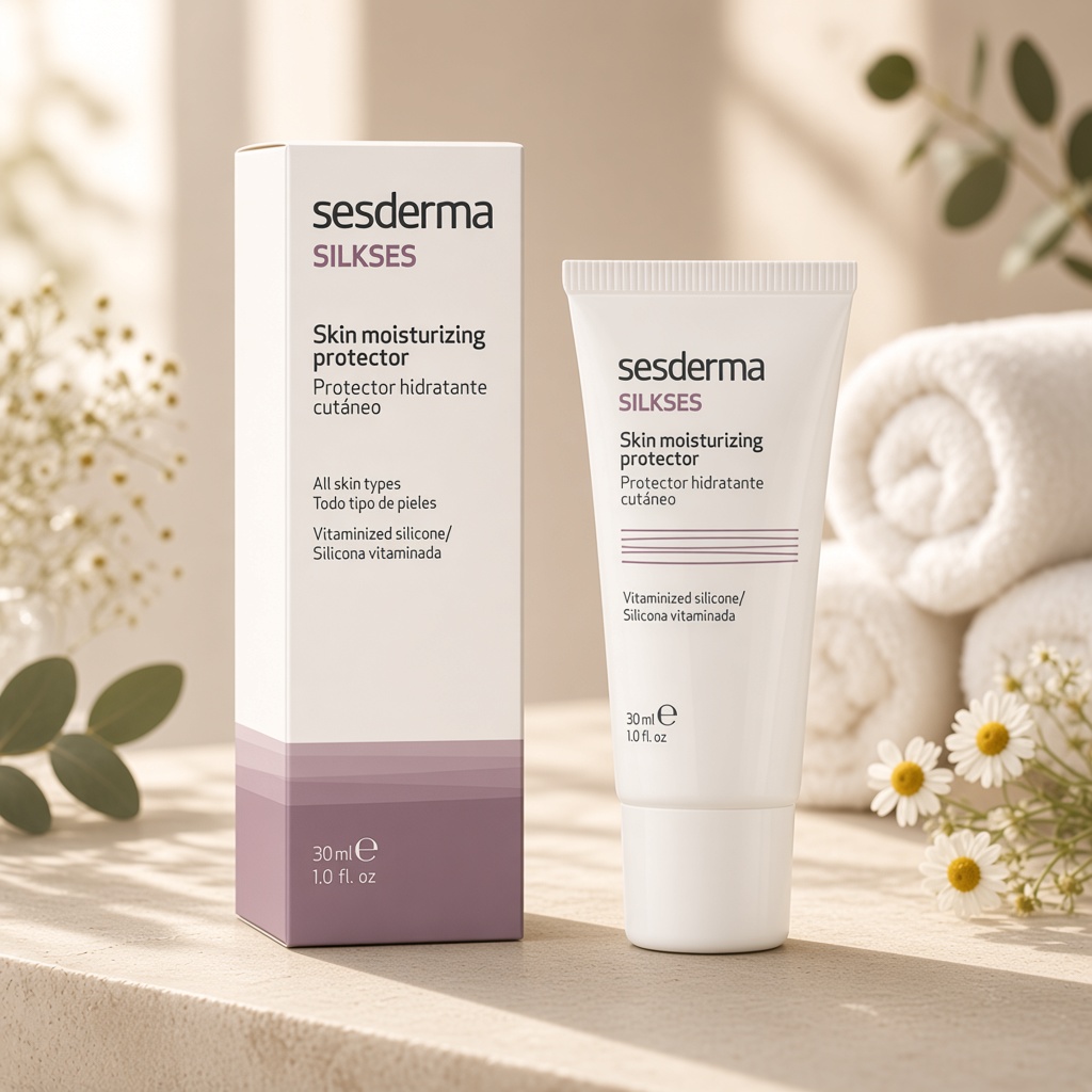 sesderma silkses Увлажняющий крем протектор для всех типов кожи 30 мл SesDerma SILKSES Увлажняющий крем-протектор для всех типов кожи 30 мл — изображение 1
