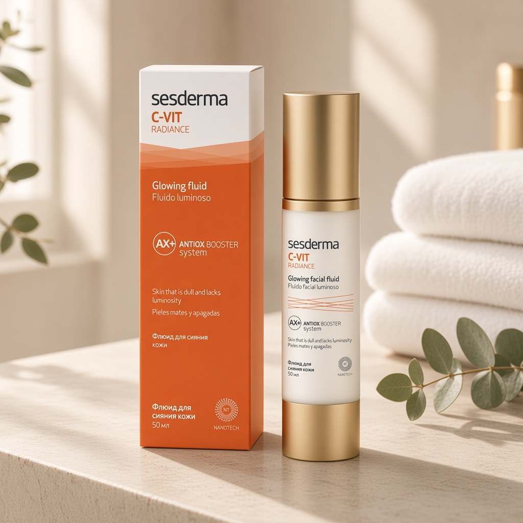 sesderma c vit radience glowing fluid Флюид для сияния кожи 50 мл SesDerma C-VIT Radience glowing fluid Флюид для сияния кожи 50 мл — изображение 1