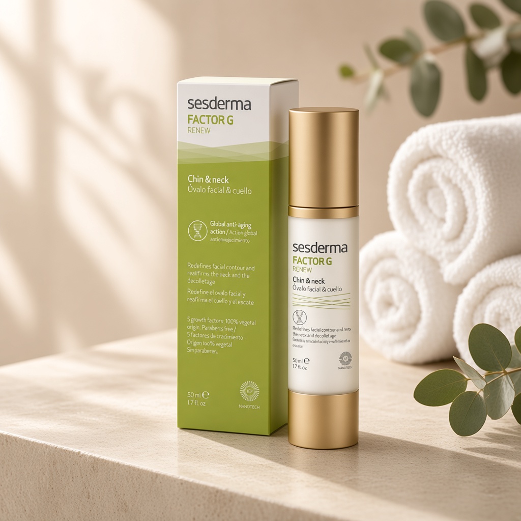 sesderma factor g renew oval face & neck Омолаживающее средство для овала лица и шеи 50 мл SesDerma FACTOR G RENEW Oval face & neck Омолаживающее средство для овала лица и шеи 50 мл — изображение 1