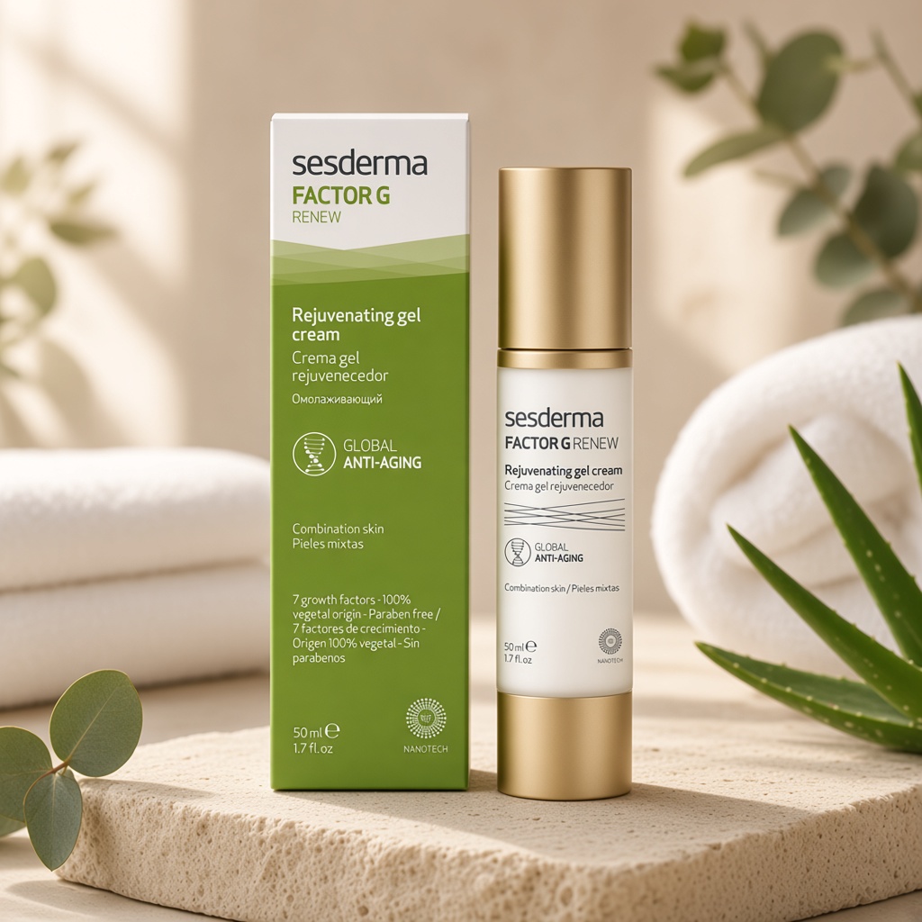 sesderma factor g renew rejuvenating gel cream Омолаживающий крем гель 50 мл SesDerma FACTOR G RENEW Rejuvenating gel cream Омолаживающий крем-гель 50 мл — изображение 1