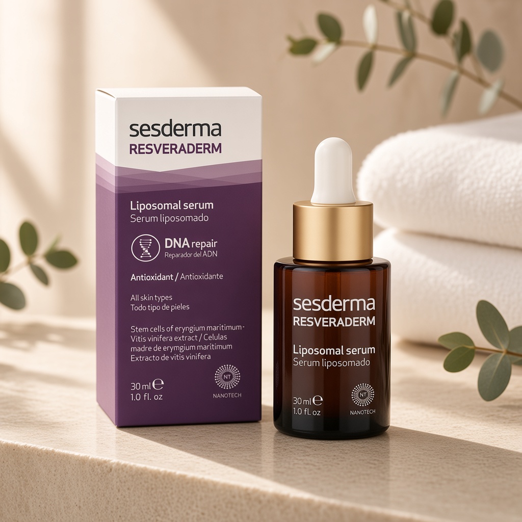 sesderma resveraderm Антиоксидантная липосомальная сыворотка 30 мл SesDerma RESVERADERM Антиоксидантная липосомальная сыворотка 30 мл — изображение 1