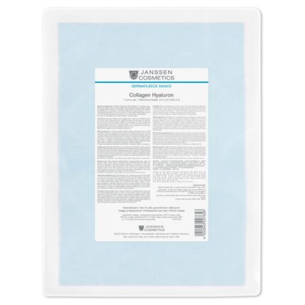 Janssen Collagen Hyaluron Коллагеновая маска с гиалуроновой кислотой голубой лист 1 шт