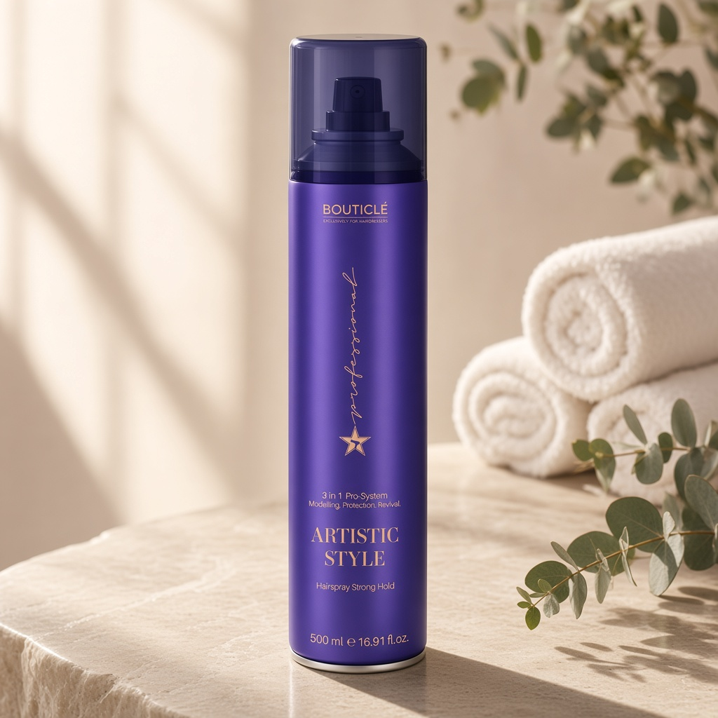 bouticle artistic style hairspray strong hold Лак сильной фиксации для волос 500 мл BOUTICLE Artistic Style Hairspray Strong Hold Лак сильной фиксации для волос 500 мл — изображение 1