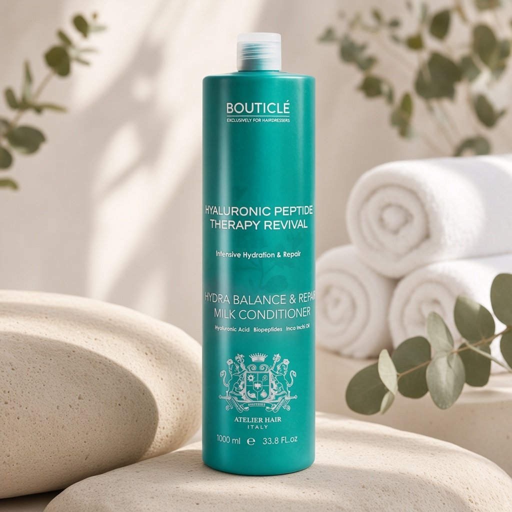 Кондиционер увлажняющий для сухих и поврежденных волос / hydra balance&repair milk conditioner, 1000 мл, УХОД, bouticle Кондиционер увлажняющий для сухих и поврежденных волос / Hydra Balance&Repair Milk Conditioner, 1000 мл, УХОД, BOUTICLE — изображение 1