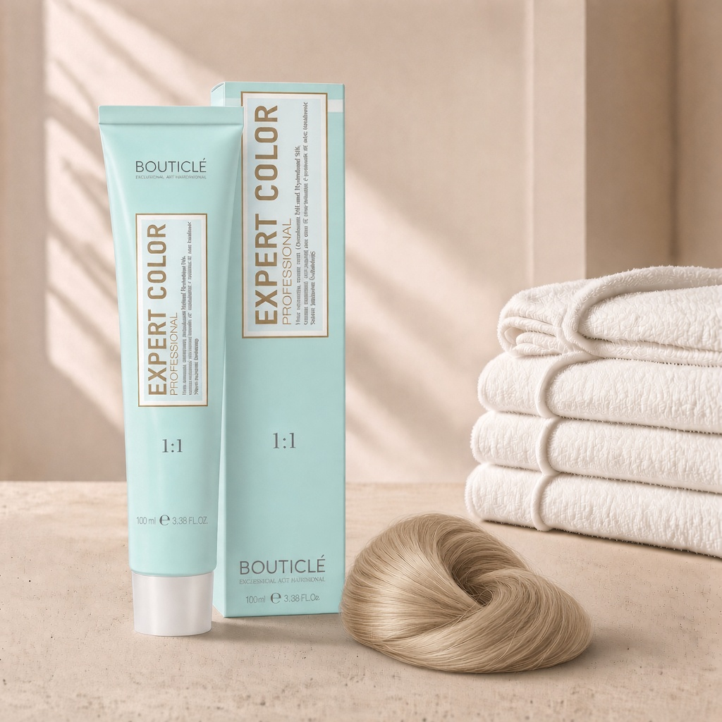 bouticle expert color 12.01 Перманентная крем краска для волос Пепельный экстра блондин 100 мл BOUTICLE Expert Color 12.01 Перманентная крем-краска для волос Пепельный экстра блондин 100 мл — изображение 1