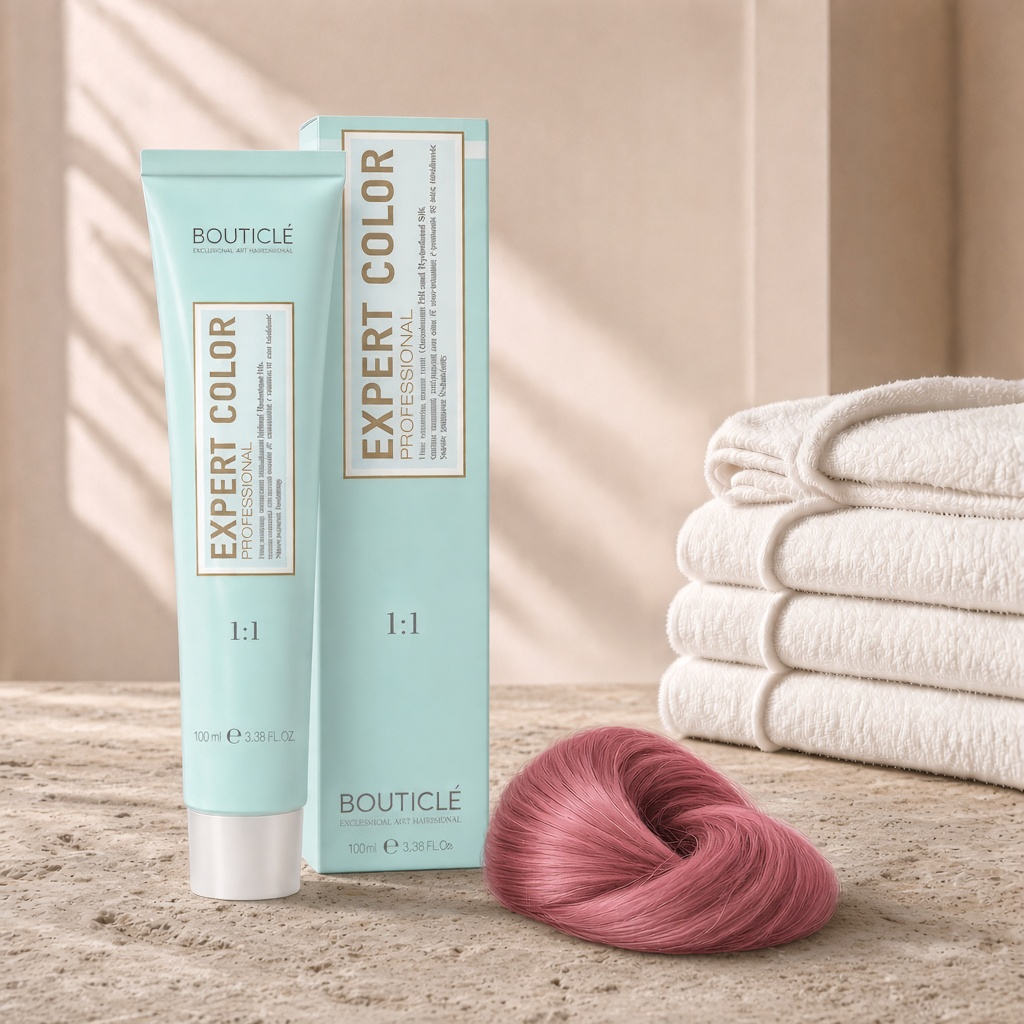 bouticle expert color Перманентная крем краска для волос Корректор розовый 100 мл BOUTICLE Expert Color Перманентная крем-краска для волос Корректор розовый 100 мл — изображение 1