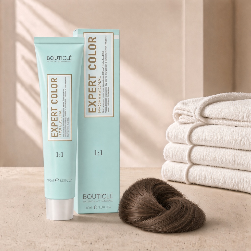 bouticle expert color 5.0 Перманентная крем краска для волос Светлый шатен 100 мл BOUTICLE Expert Color 5.0 Перманентная крем-краска для волос Светлый шатен 100 мл — изображение 1
