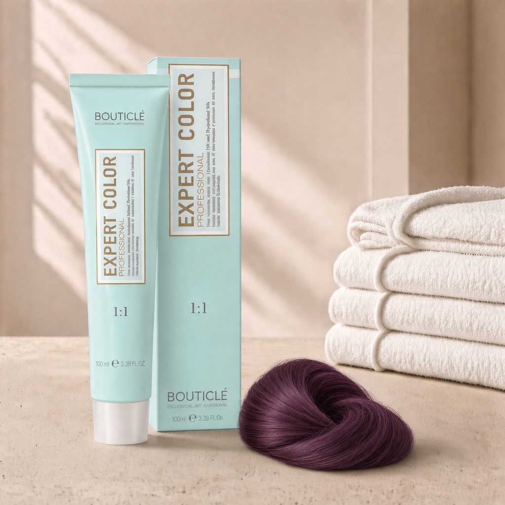 bouticle expert color 5.6 Перманентная крем краска для волос Светлый шатен фиолетовый 100 мл BOUTICLE Expert Color 5.6 Перманентная крем-краска для волос Светлый шатен фиолетовый 100 мл — изображение 1