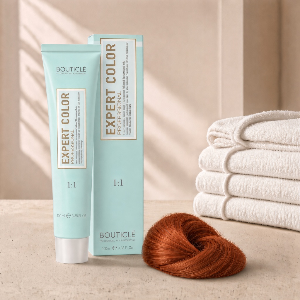 bouticle expert color 6.43 Перманентная крем краска для волос Темно русый медно золотистый 100 мл BOUTICLE Expert Color 6.43 Перманентная крем-краска для волос Темно-русый медно золотистый 100 мл — изображение 1