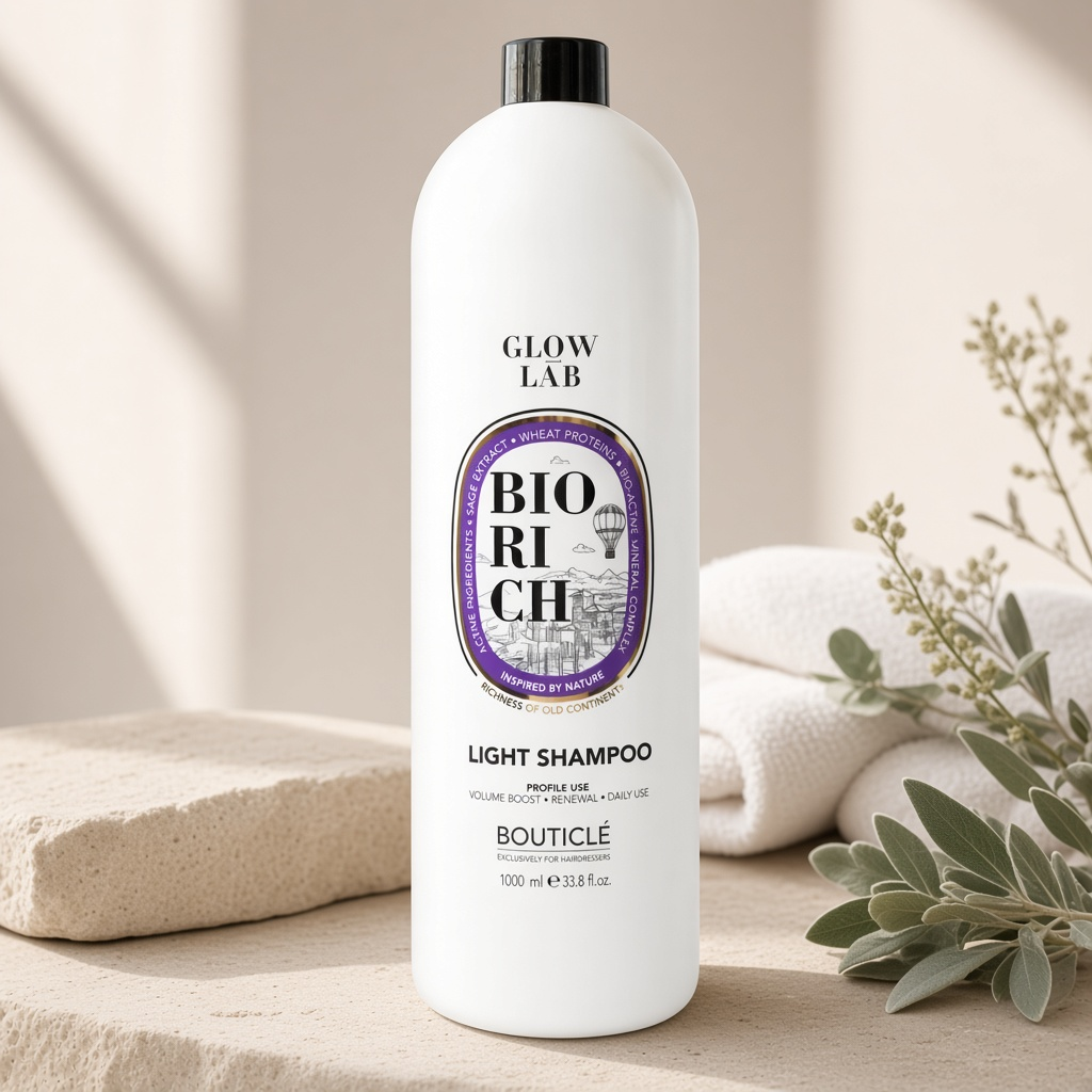 bouticle biorich light shampoo Шампунь для объема для всех типов волос 1000 мл BOUTICLE Biorich light shampoo Шампунь для объема для всех типов волос 1000 мл — изображение 1
