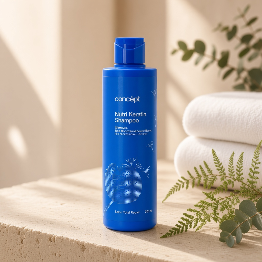 Шампунь для восстановления волос nutri keratin shampoo 300 мл concept Шампунь для восстановления волос Nutri Keratin shampoo 300 мл CONCEPT — изображение 1