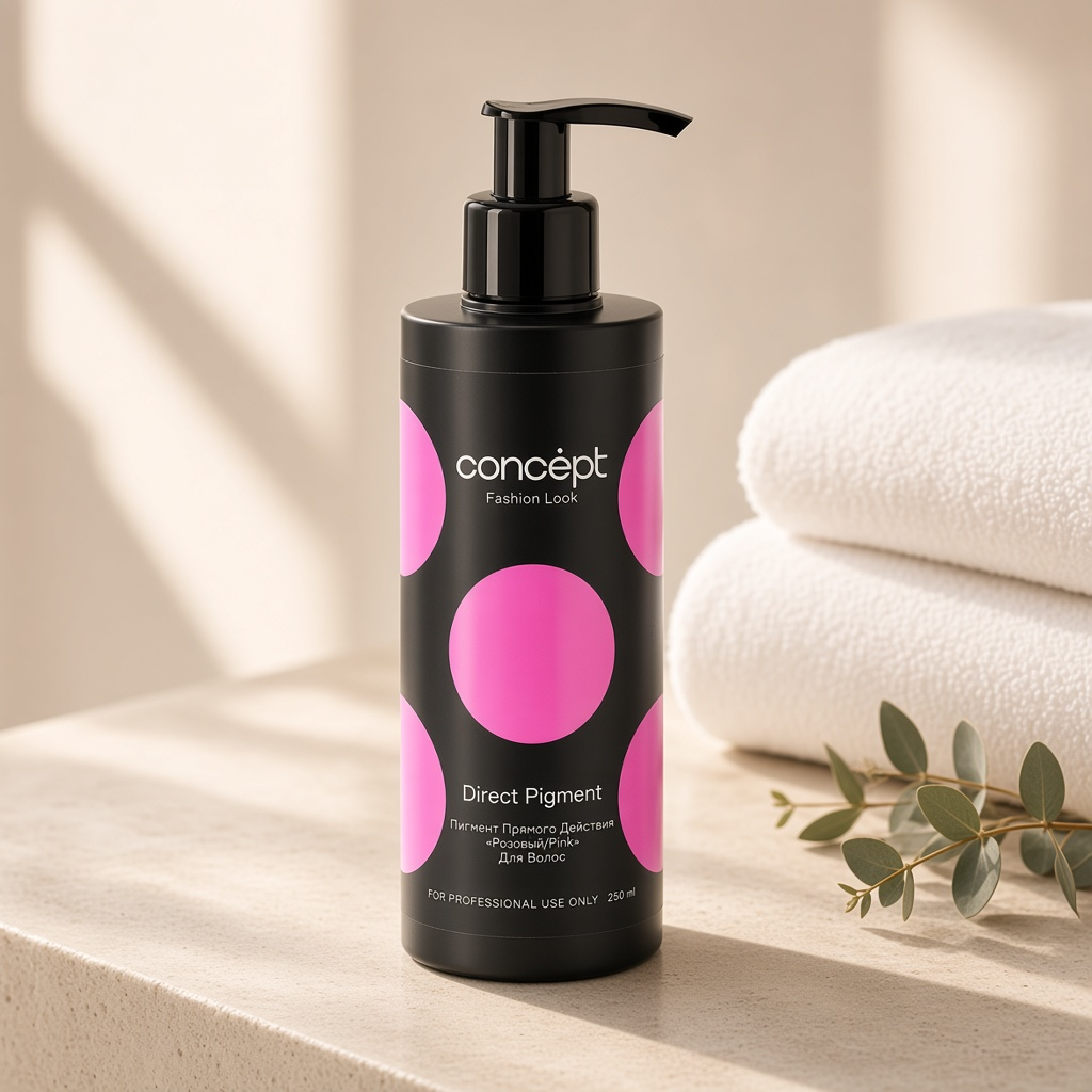 Розовый пигмент прямого действия direct pigment pink 250 мл concept Розовый пигмент прямого действия Direct Pigment Pink 250 мл CONCEPT — изображение 1