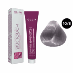 OLLIN SILK TOUCH Крем-краска для волос 10/8 светлый блондин жемчужный 60 мл