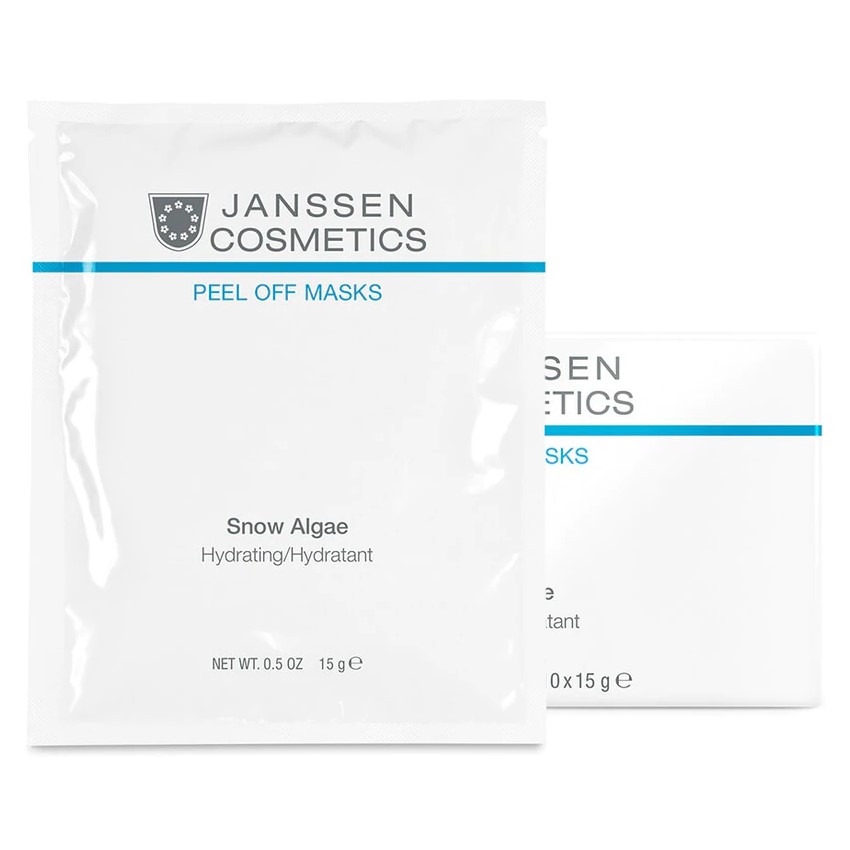 peel-off-masks-snow-algae Janssen Snow Algae Hydrating Увлажняющая Альгинатная Anti-age маска 15 гр