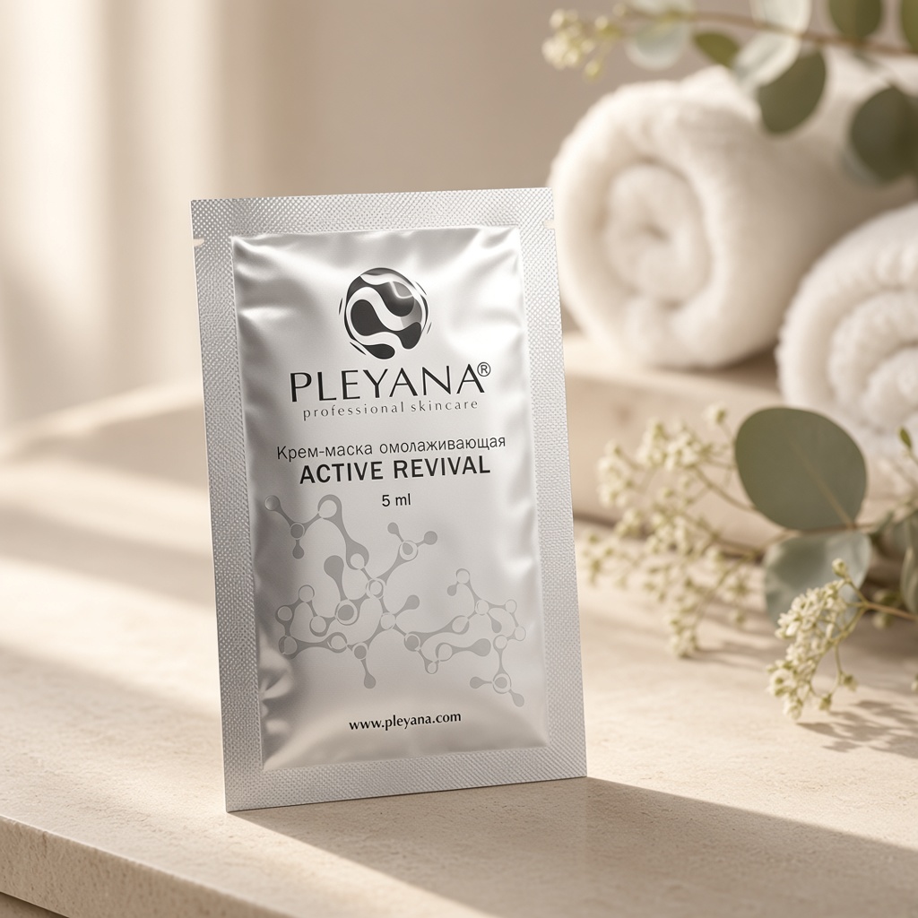 Крем маска омолаживающая active revival 5 ml pleyana Крем-маска омолаживающая ACTIVE REVIVAL 5 ml PLEYANA — изображение 1