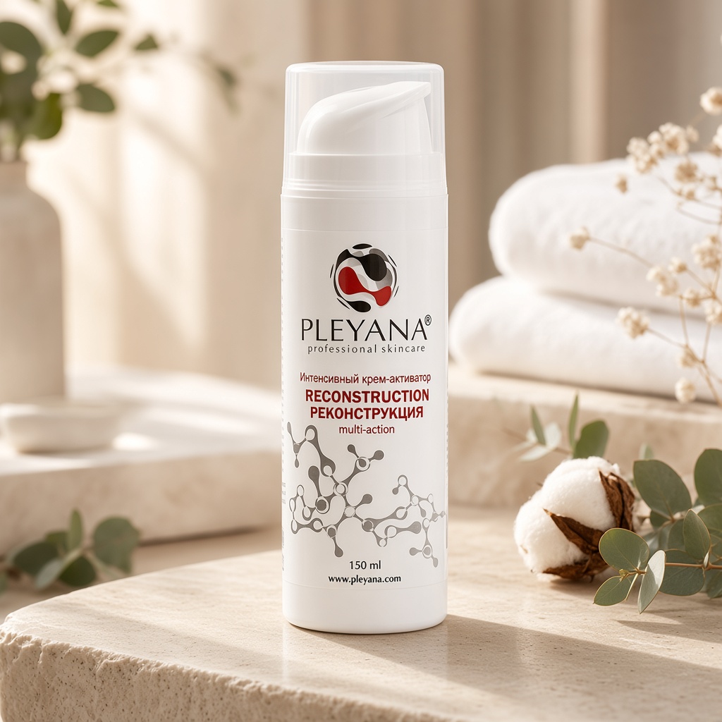 Интенсивный крем активатор "РЕКОНСТРУКЦИЯ 150 ml pleyana Интенсивный крем-активатор "РЕКОНСТРУКЦИЯ 150 ml PLEYANA — изображение 1