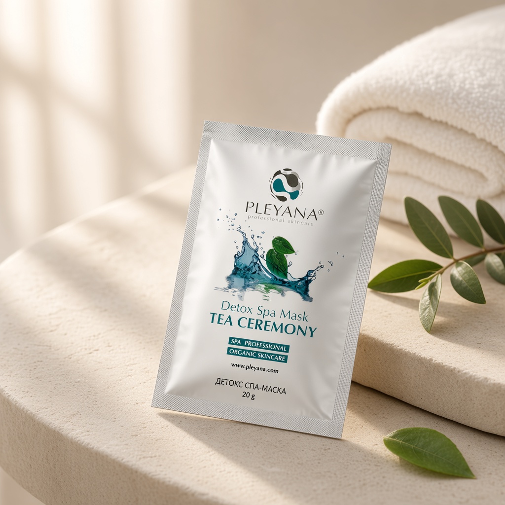 ДЕТОКС СПА МАСКА «tea ceremony» 20 g pleyana ДЕТОКС СПА-МАСКА «TEA CEREMONY» 20 g PLEYANA — изображение 1