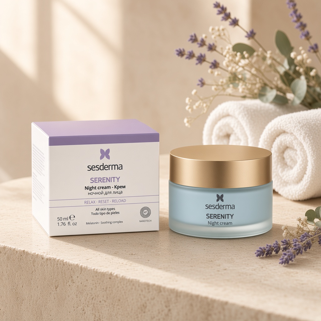 serenity night cream Крем ночной для лица, 50 мл. SERENITY Night cream - Крем ночной для лица, 50 мл. — изображение 1