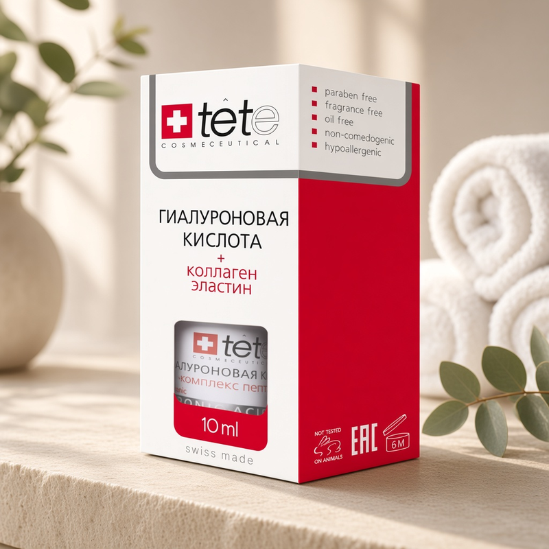 mini Гиалуроновая кислота + Улиточный Секрет 10 мл tete MINI Гиалуроновая кислота + Улиточный Секрет 10 мл TETE — изображение 1