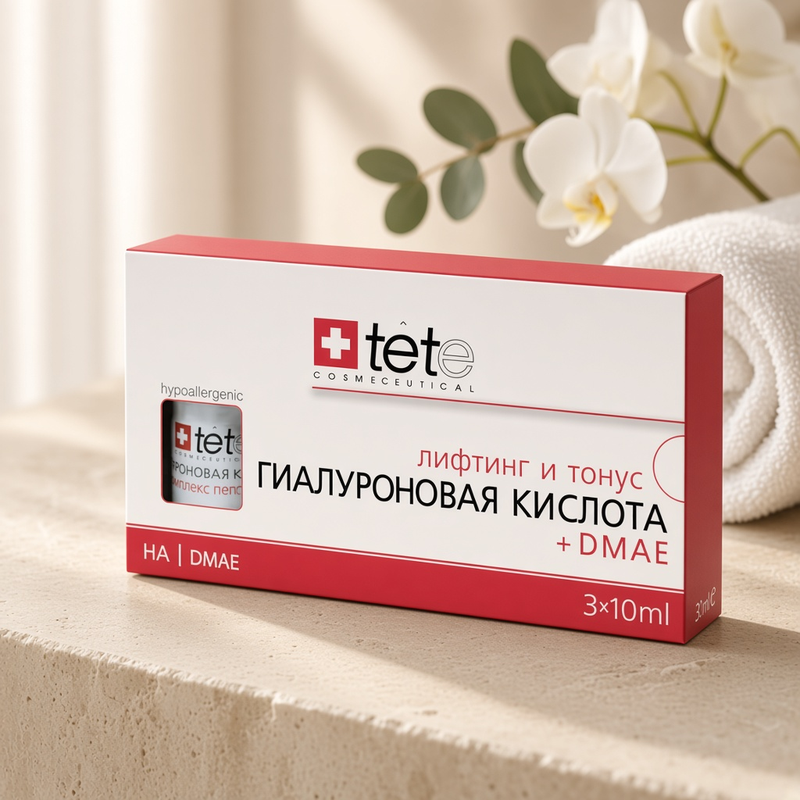 Гиалуронова кислота + ДМАЭ 3*10 мл tete Гиалуронова кислота + ДМАЭ 3*10 мл TETE — изображение 1
