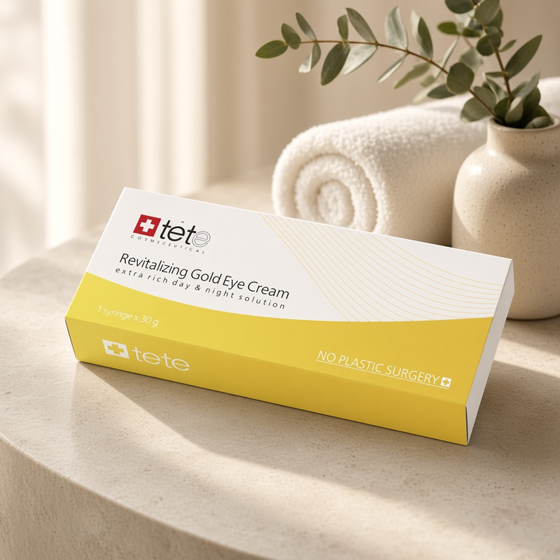 revitalizing gold eye cream Омолаживающий крем для век с коллоидным золотом 30 мл tete Revitalizing Gold Eye Cream Омолаживающий крем для век с коллоидным золотом 30 мл TETE — изображение 1