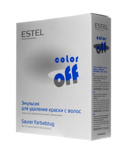 Estel Color Off Эмульсия для удаления краски с волос 3*120 мл