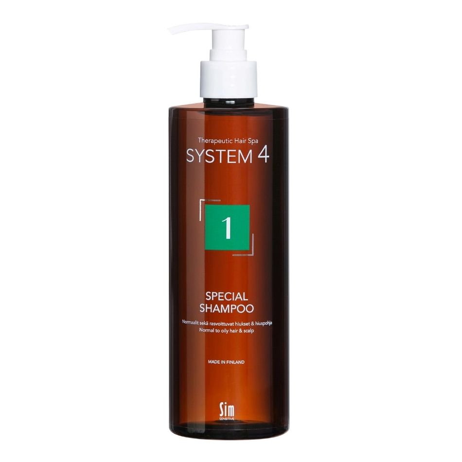 original_5e520f00-fd21-4bbf-b44a-701148e61757 System 4 Терапевтический шампунь №1 для нормальной и жирной кожи головы 500 мл