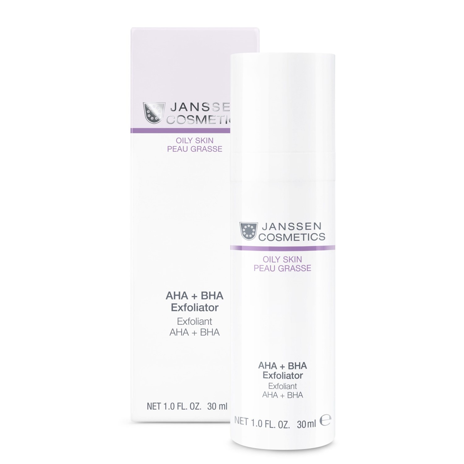 Janssen Cosmetics 4007 Janssen AHA + BHA Exfoliator Биокомплекс-эксфолиатор 20% pH 4.2 30 мл