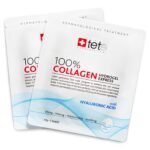 100% Collagen Hydrogel Mask Гидроколлагеновая маска Экспресс-уход 1 шт TETE