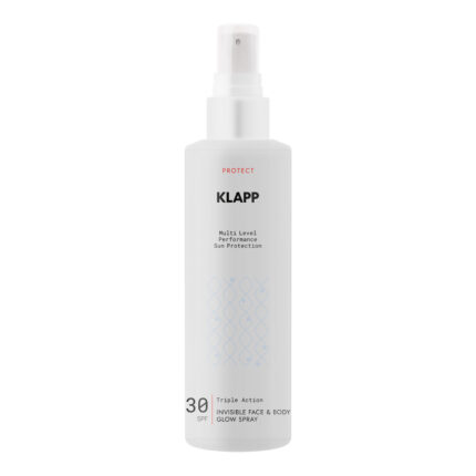 KLAPP Protect Invisible Face & Body Glow Spray SPF30 Спрей для загара с естественным блеском 200 мл