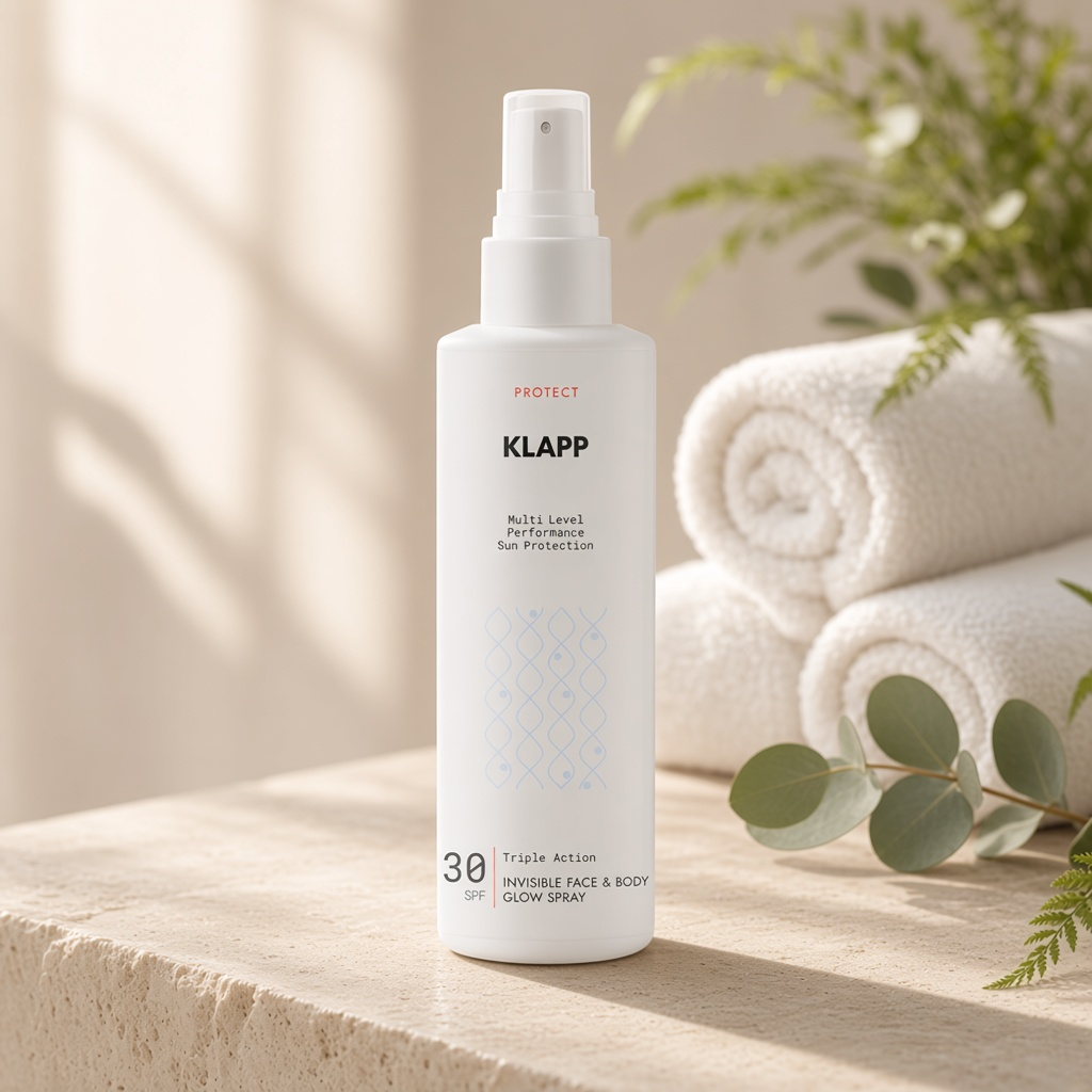 klapp protect invisible face & body glow spray spf30 Спрей для загара с естественным блеском 200 мл KLAPP Protect Invisible Face & Body Glow Spray SPF30 Спрей для загара с естественным блеском 200 мл — изображение 1