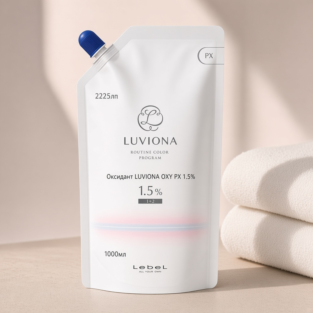 2225лп, Оксидант luviona oxy px 1.5%, 1000мл, lebel 2225лп, Оксидант LUVIONA OXY PX 1.5%, 1000мл, Lebel — изображение 1