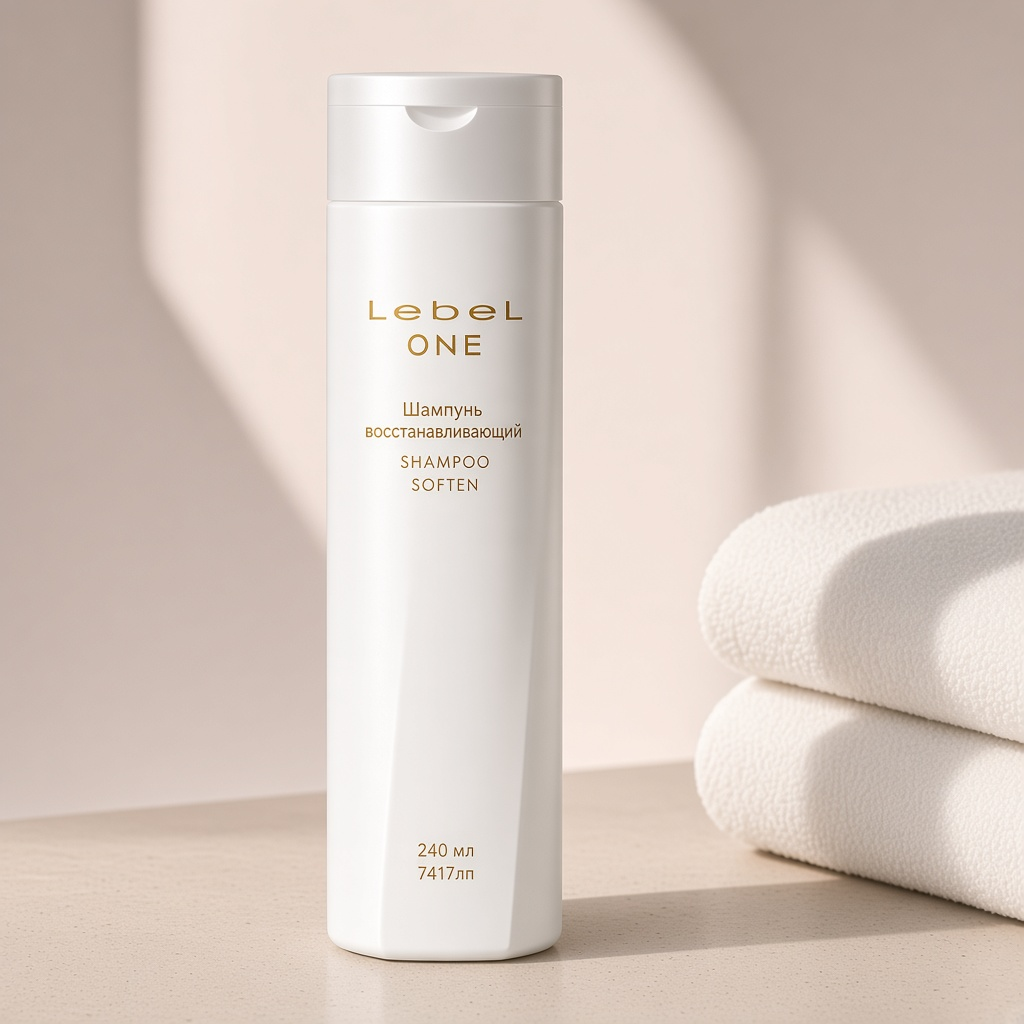 7417лп, Шампунь восстанавливающий lebel one shampoo soften, 240 мл, lebel 7417лп, Шампунь восстанавливающий LEBEL ONE SHAMPOO SOFTEN, 240 мл, Lebel — изображение 1