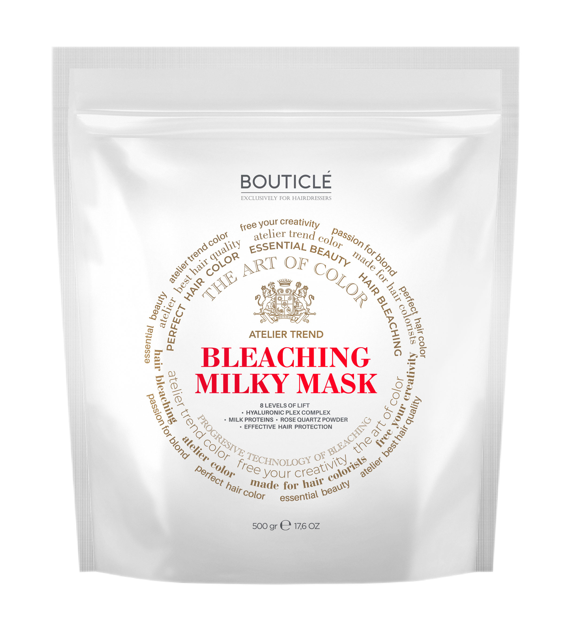 but11204, Обесцвечивающая маска для волос с hyaluronic plex complex / white bleaching hair mask, 500 гр, bouticle BOUTICLE White Bleaching Hair Mask Обесцвечивающая маска для волос с Hyaluronic Plex Complex 500 гр — изображение 1