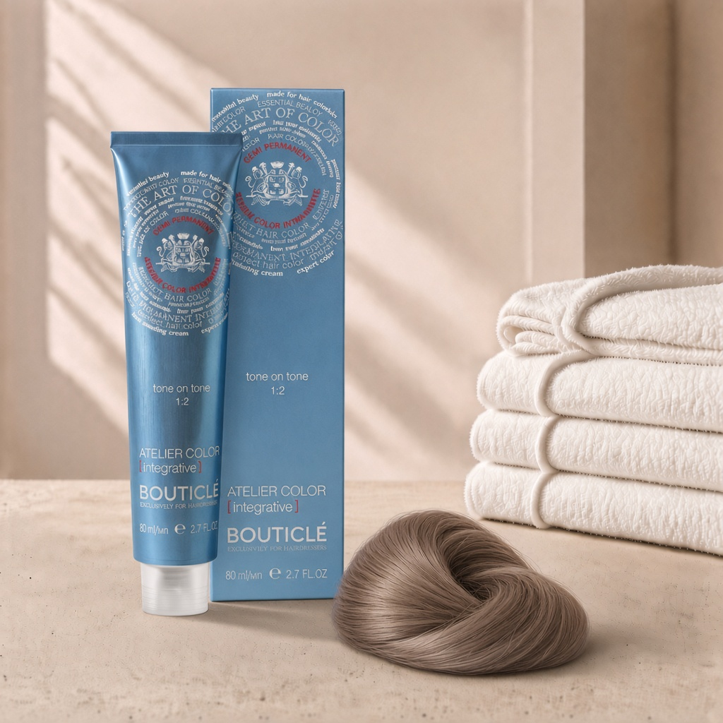 bouticle atelier color integrative 9.76 Полуперманентный краситель для волос блондин коричнево фиолетовый 80 мл BOUTICLE Atelier Color Integrative 9.76 Полуперманентный краситель для волос блондин коричнево-фиолетовый 80 мл — изображение 1