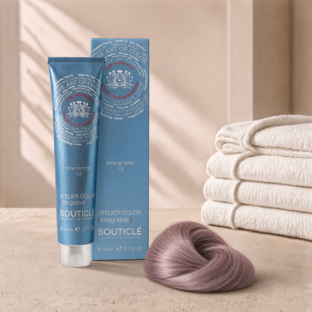 bouticle atelier color integrative 9.65 Полуперманентный краситель для волос блондин фиолетово розовый 80 мл BOUTICLE Atelier Color Integrative 9.65 Полуперманентный краситель для волос блондин фиолетово-розовый 80 мл — изображение 1