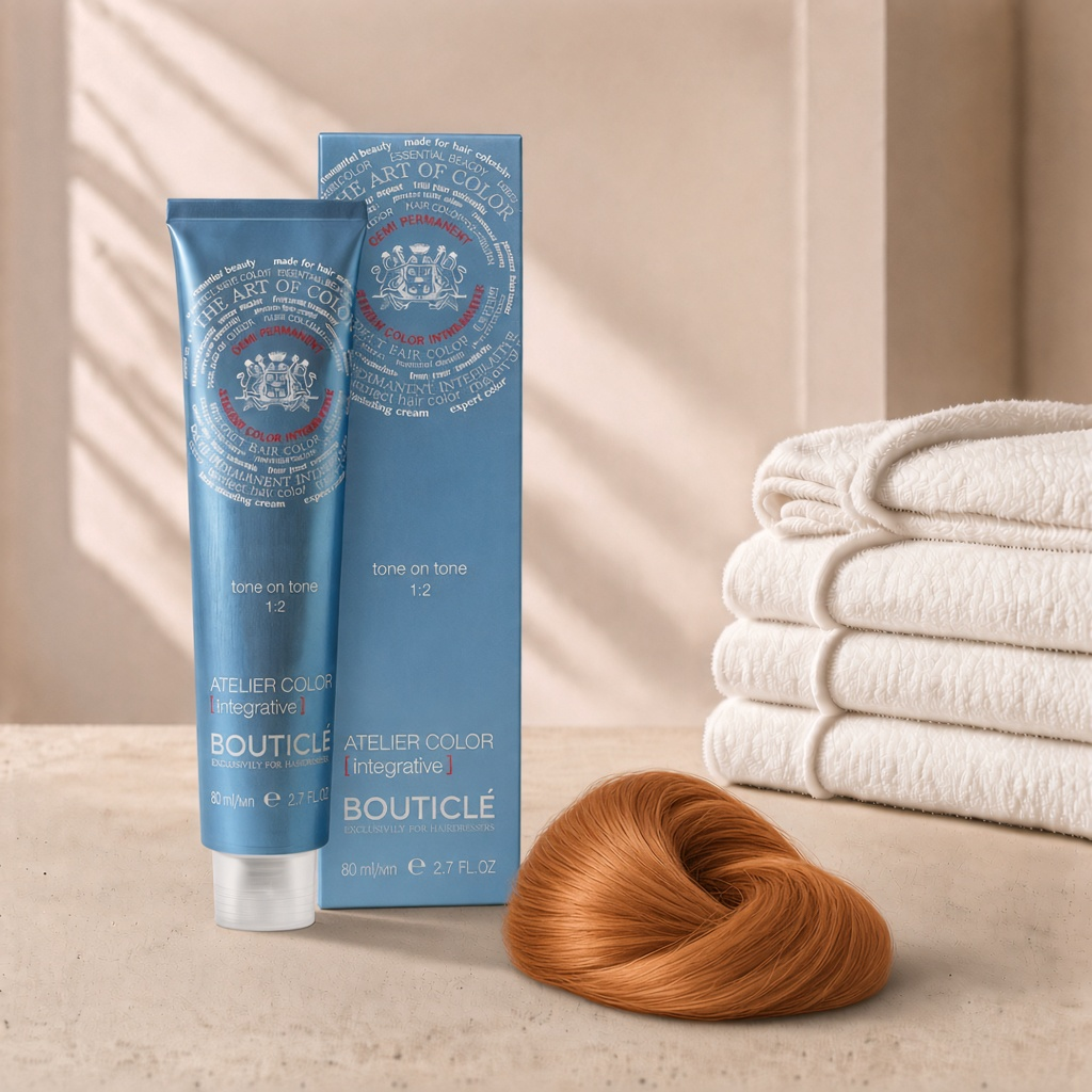 bouticle atelier color integrative 0.44 Полуперманентный краситель для волос медный 80 мл BOUTICLE Atelier Color Integrative 0.44 Полуперманентный краситель для волос медный 80 мл — изображение 1